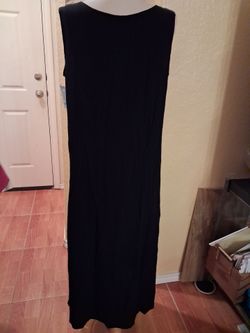 125 O2 Tank Black Sleeveless Dress Size L for Sale in San Antonio, TX - OfferUp