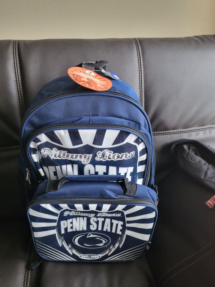 BN Pennstate Nittany 2 Pieces Backpack And Lunch Kit 
