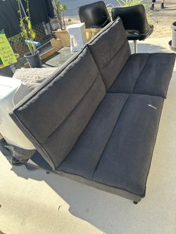 Black Futon Sofa-bed. 