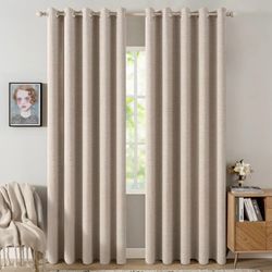 Linen curtains 62x84