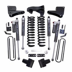🔥 4" COIL SPRING SUSPENSION SYSTEM WITH FALCON 2.1 SHOCKS - FORD SUPER DUTY DIESEL 4WD 2023-2026 F-350 AND F-250 🔥
