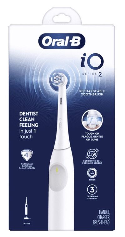 NEW!! Oral B iO Series 2 Electric Toothbrush ➕ PLUS 4 Replacement Brushes -$105 TOTAL VALUE!!!