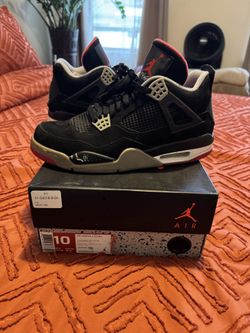 Bred 4s size 10 2012