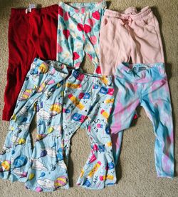 6 Pack: Assorted 4T/5T Girl's Pants