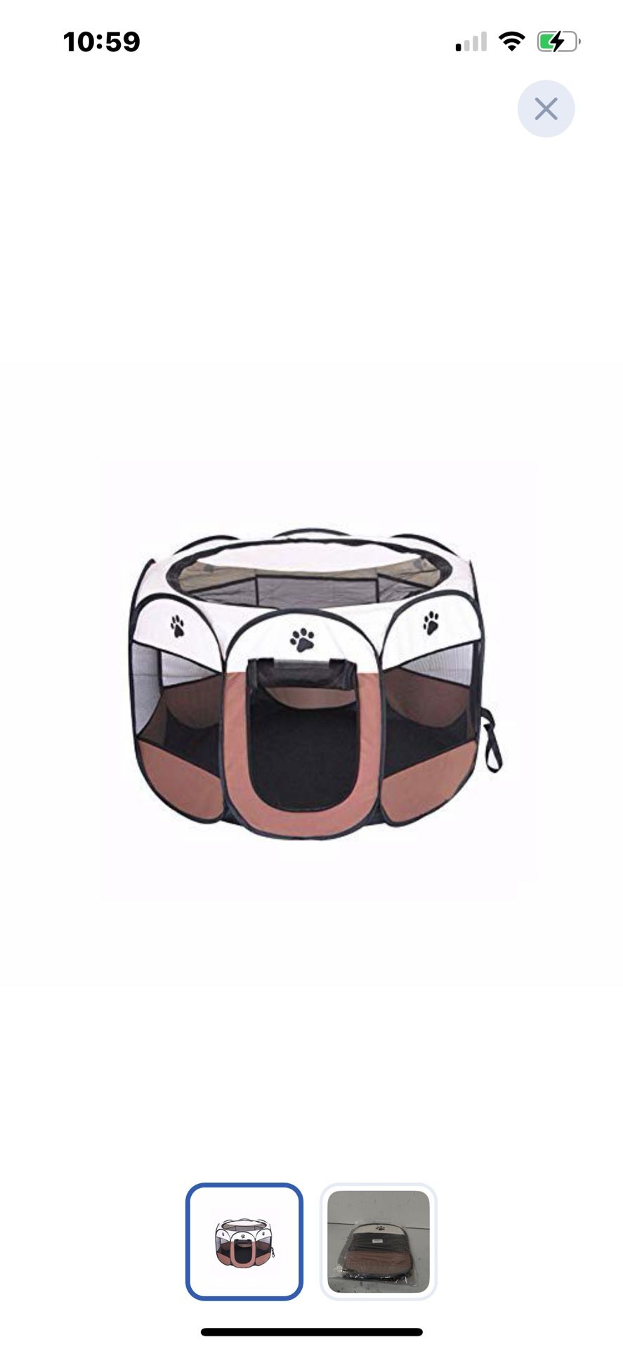 “New”Pet Playpen (Dogs,cat,etc.)sz Small (coffee Color)retail$29