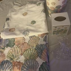 Shower Curtain Plus Accessories 