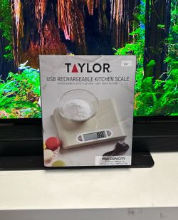 Taylor USB Rechargeable Kitchen Scale