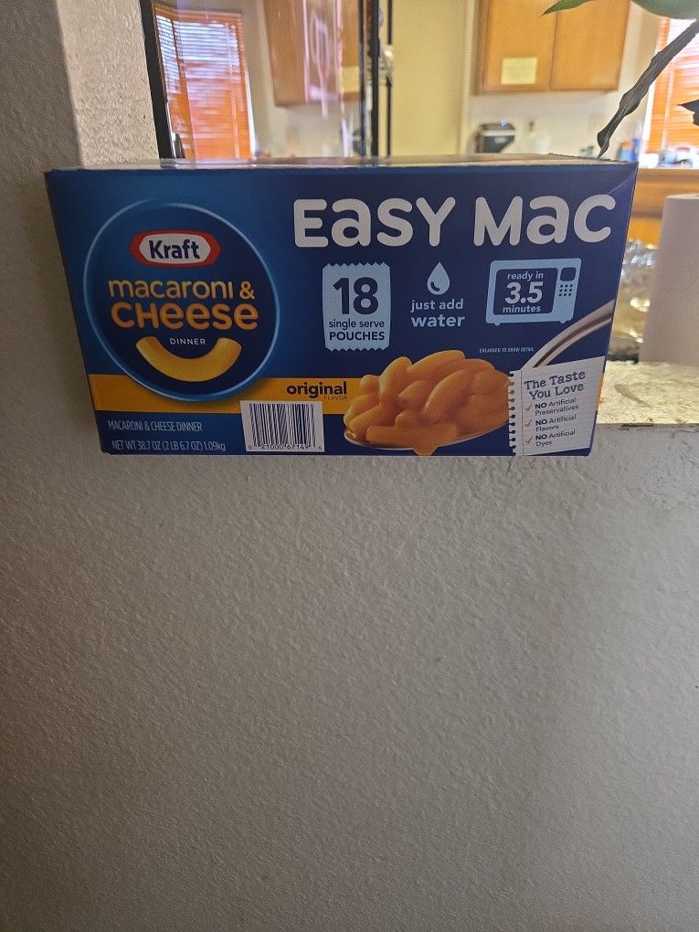 Free Box Of Easy Mac (18 Pouches)