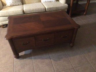 Coffee table and sides