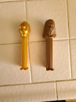 Star Wars Pez Dispensers Chewbacca & C-3po