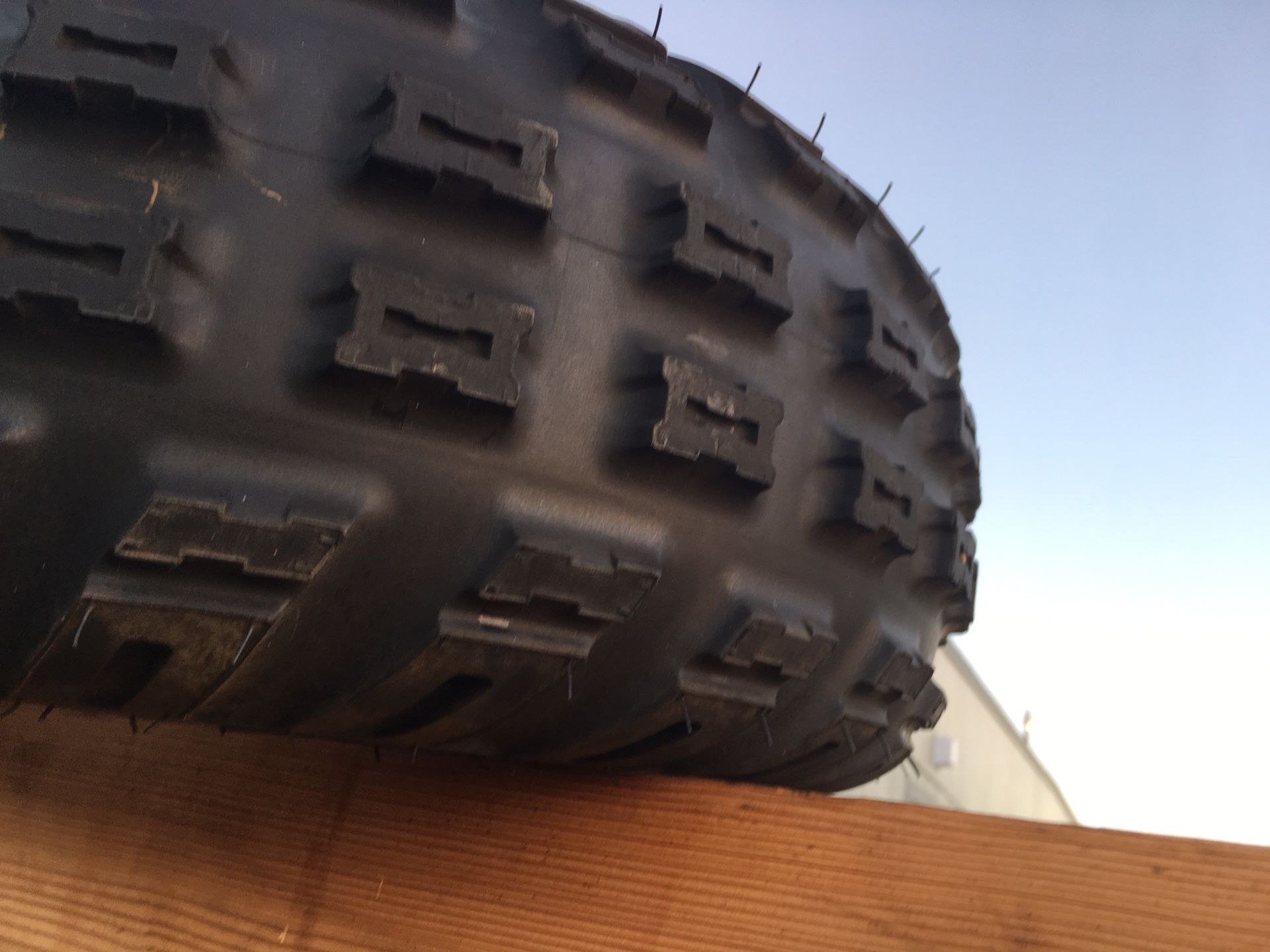 Honda or Suzuki Bolt pattern OEM Rim And Tires fits 250r, TRX 300EX