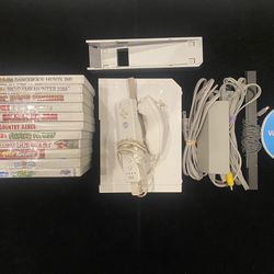 Nintendo Wii Console Sensor +Cords + Games Gamecube Compatible White RVL-001(USA). for Sale Atlanta, - OfferUp