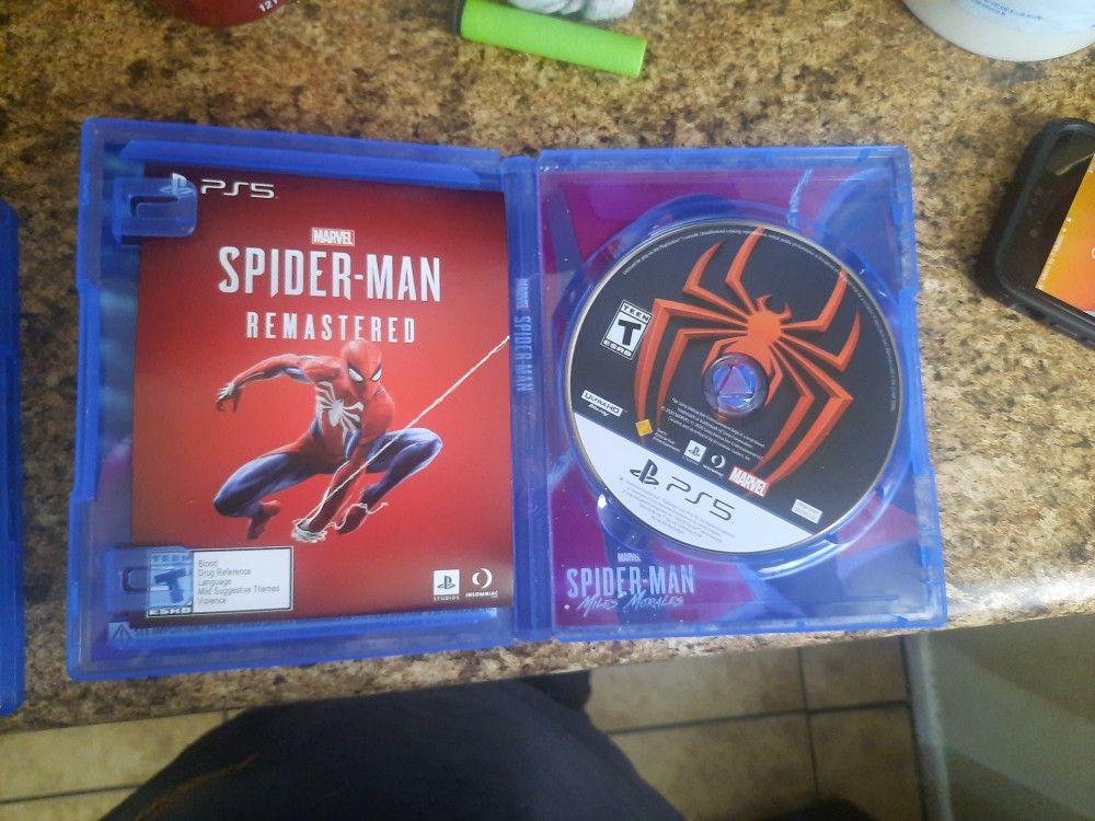 Ps5 Games Spider-Man 2k21 Call Of Duty Cold War