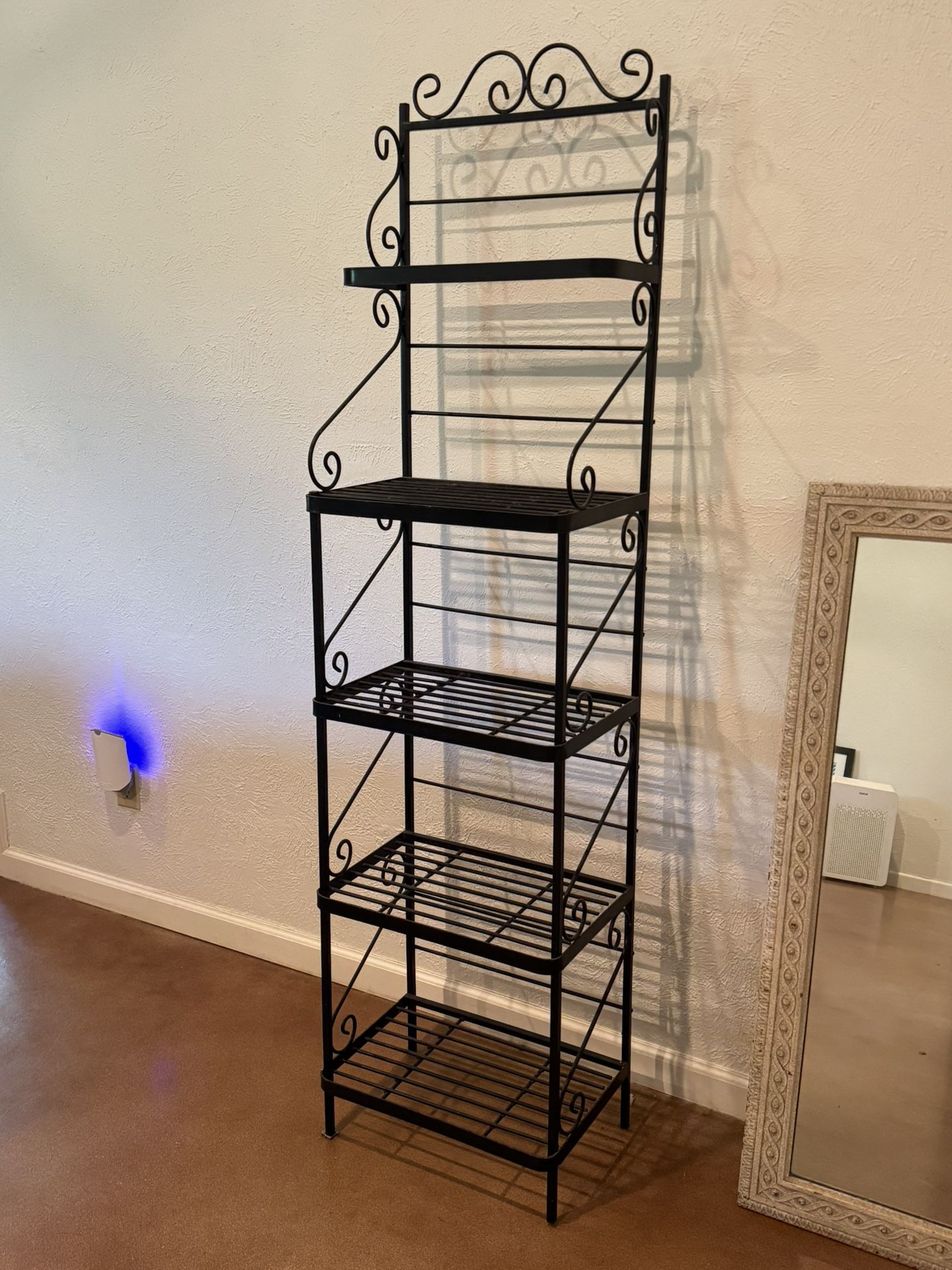 Wrought Iron Bakers Rack