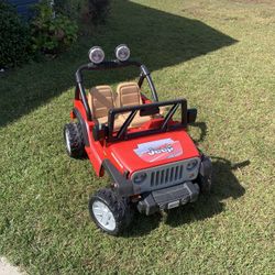 Power Wheels Red Jeep
