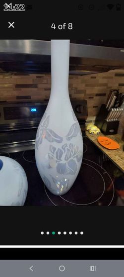 Vintage  Decorative  vases Grayish blue! Will Sell Separately!