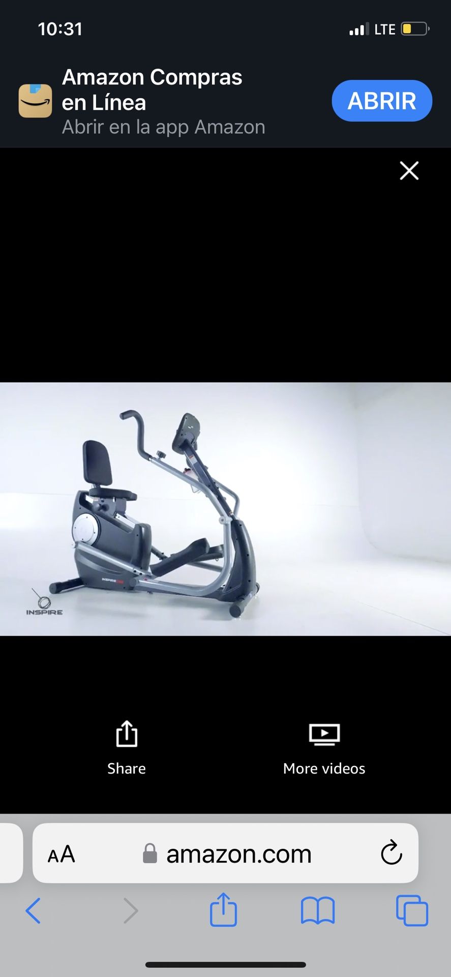 Inspire Fitness 2.5 (CS2) Cardio Strider