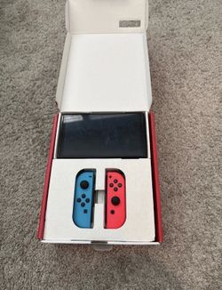 Nintendo Switch OLED with Neon Joy-Cons