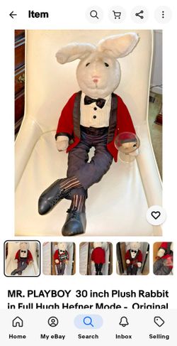 Mr PLAYBOY PLUSH DOLL VINTAGE 1999 BUNNY