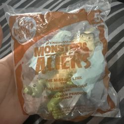 McDonalds Toy Monsters VS. Aliens THE MISSING LINK Figure #5 Sealed