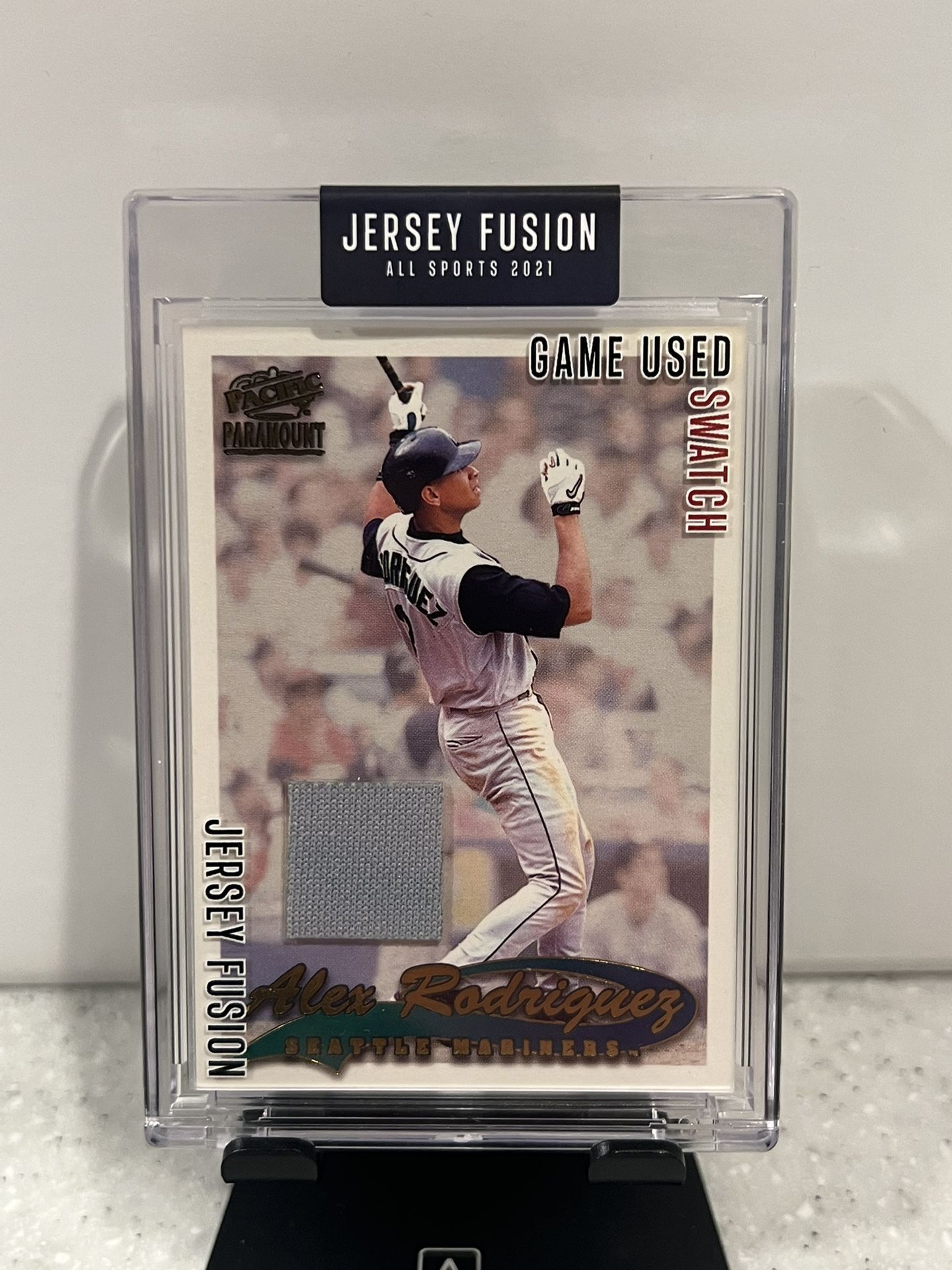 Jersey Fusion Alex Rodriguez Game Used Patch