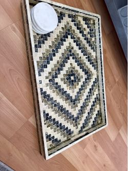 Ottoman tray and coasters