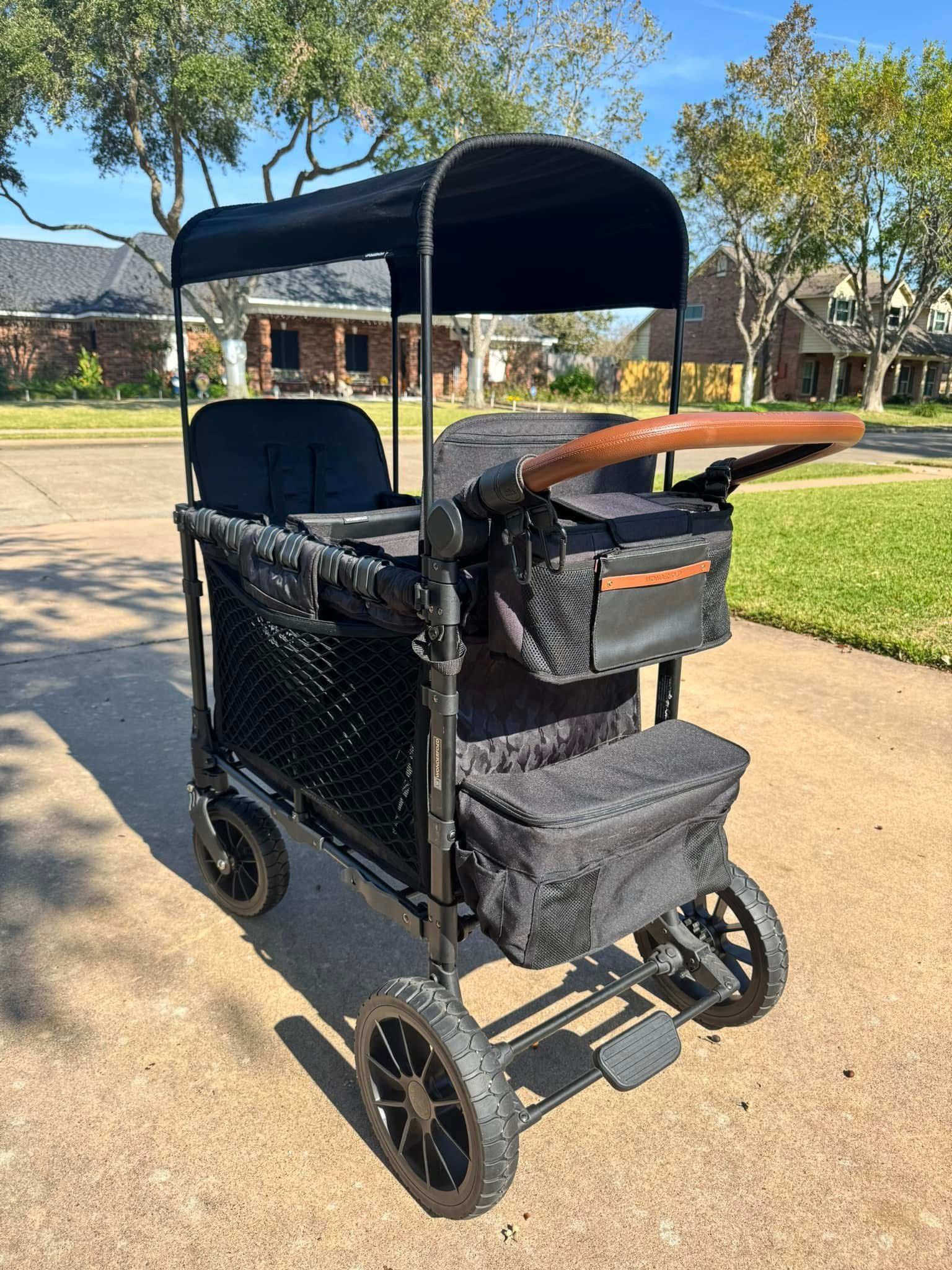 Wonderfold~W2(2seater)~Kids/Babies~Wagon~with~Canopy