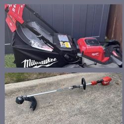 Brand New Milwaukee Mower W Like New Weedeater $500 Firm 