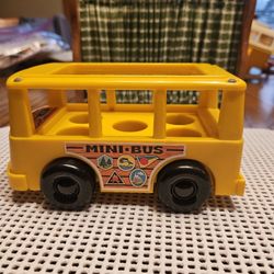 VINTAGE FISHER PRICE MINI BUS 