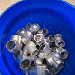 speed-rail aluminum pipe railing system with fittings