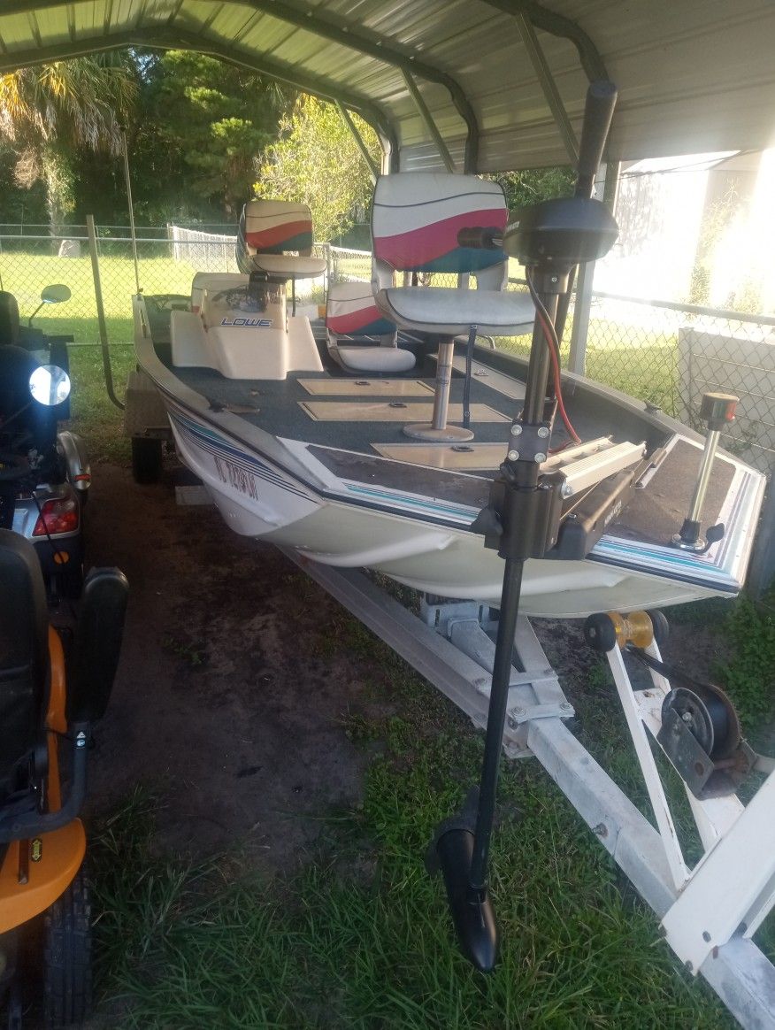 1996 Low 170 Bass Boat With A 70 Horsepower Mercury Marine Force Motor I've Had This Boat Since It Was New It Is Unbelievably Clean I Took Very Good C