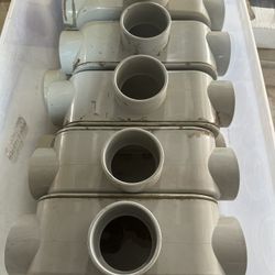 LOT OF 6* Scepter Conduit Body PVC Fitting Reducers 3” (2 1/2”)