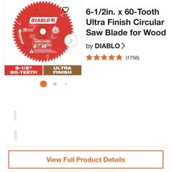 Diablo Skill Saw Blades 