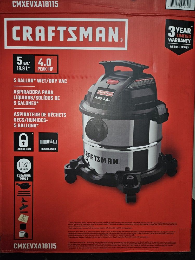 Craftsmen Wet/dry Shop Vac