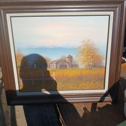 Antique oil painting