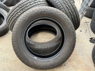 FREE DELIVERY - Falken Wildpeak A/T 265/60/20 99% Tires Fits Silverado Tahoe Tundra Titan Yukon Suburban