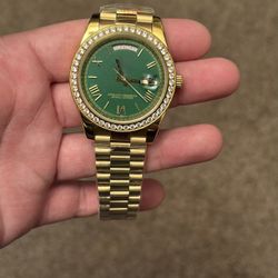 Mens Watch With Stones