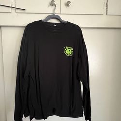 Black vans long sleeve shirt,  XL