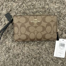 Coach double wallet