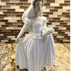RARE 1994 "My Day" #(contact info removed) Bride NAO Lladro Porcelain Figurine  DAISA Retired