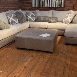 New Sectional Sofa With Ottoman