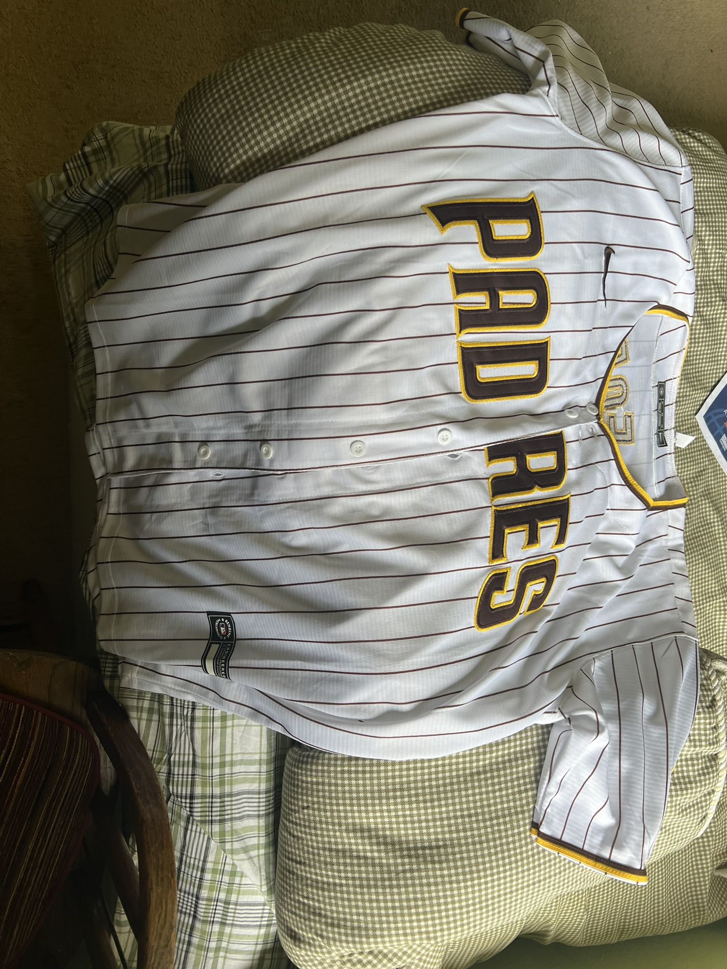 New San Diego Padres Jersey Jorge Alfaro Fan Favorite White Pinstripes  LFGSD Men’s XL (two Available) for Sale in San Diego, CA - OfferUp