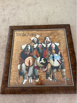 Pair of J.D. Challenger Signed Framed Native American Artworks