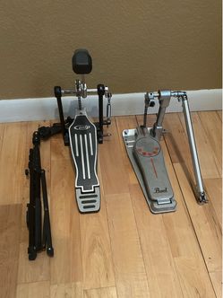 PDP & Pearl Drum Pedals + Drum Hardware Stand