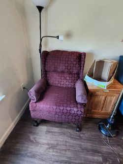 Maroon chair