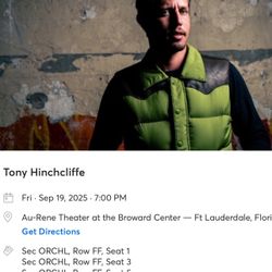 Tony Hinchcliffe Au-Rene Theater at the Broward Center
