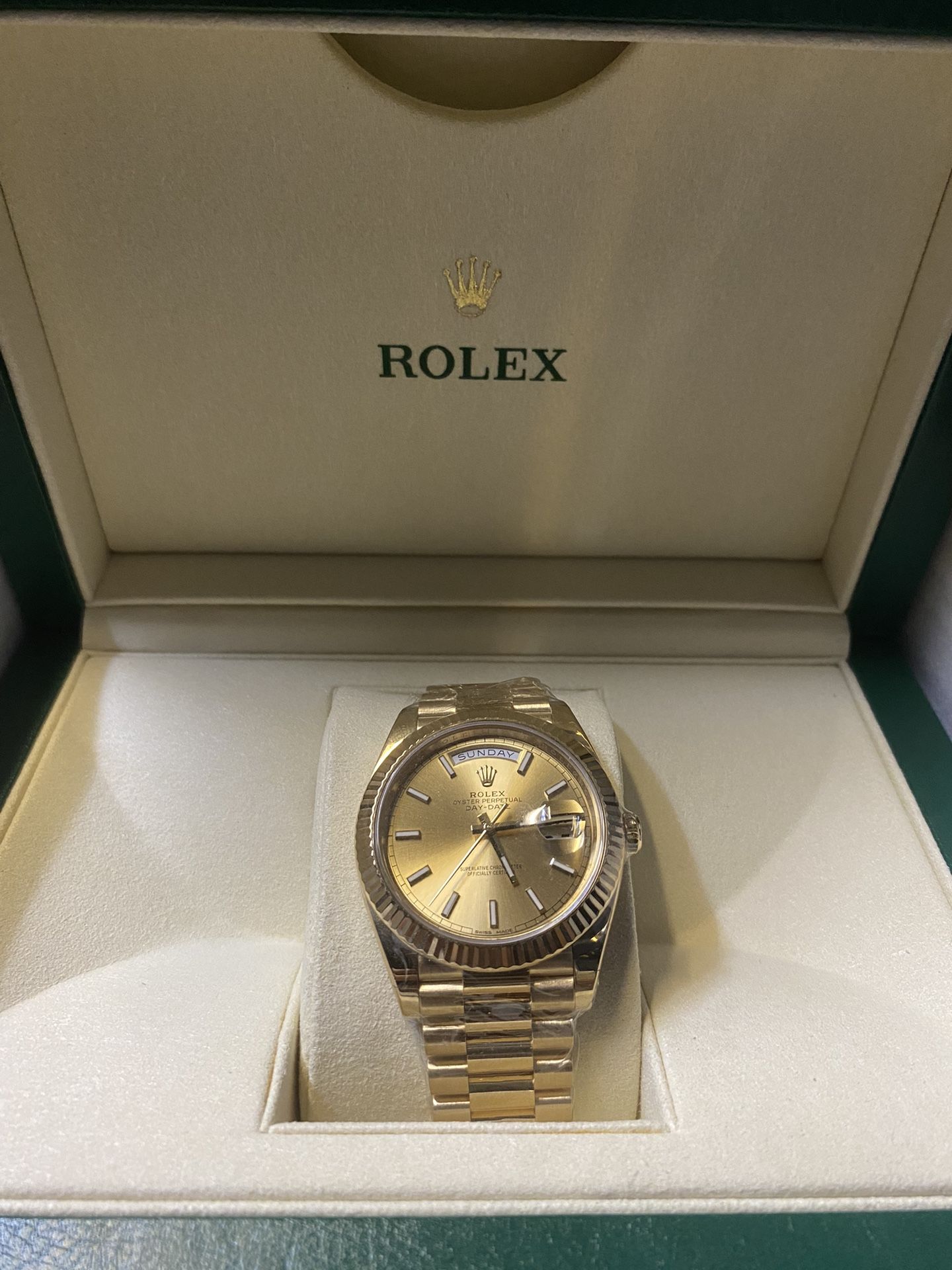 40mm Presidential Preowned Rolex Watch