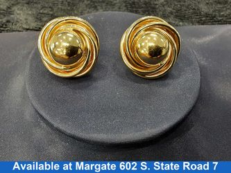 Gold Ball Earrings - Yellow Gold 14k (.585) 7.3 grams