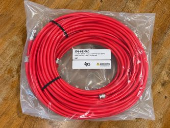Laird SD6-BB50RD 50ft Canare L-5CFW 3G HD-SDI BNC RG6 Cable Red