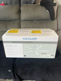 Kichler Renew Patio 52” Ceiling Fan 330165NI Brushed Nickel Indoor Outdoor